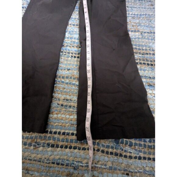 Express Womens 5 Short Stretch Rayon Blend Solid Flare Dress Pants Mid Rise - Picture 7 of 8